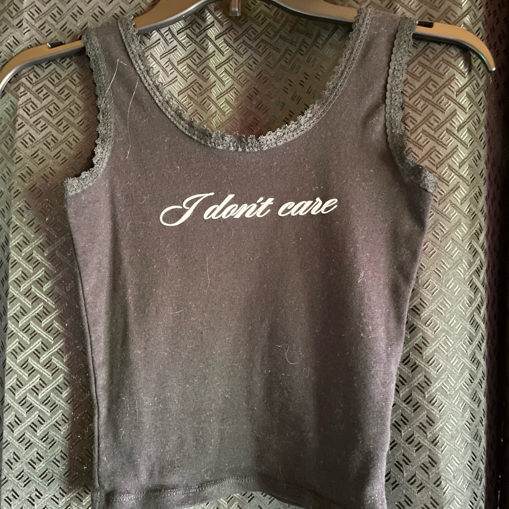 Women's Black Sleeveless Top